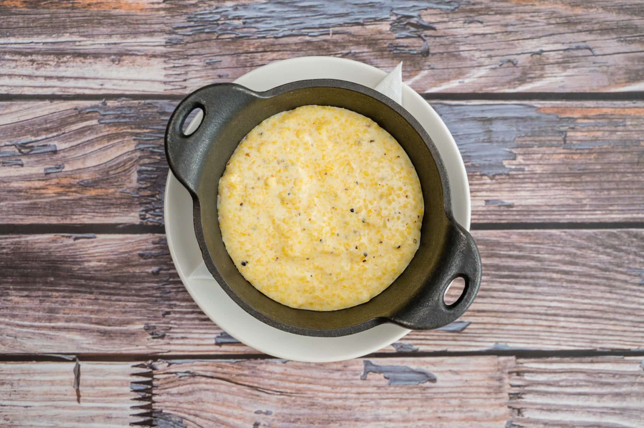 stone-ground goat cheese grits