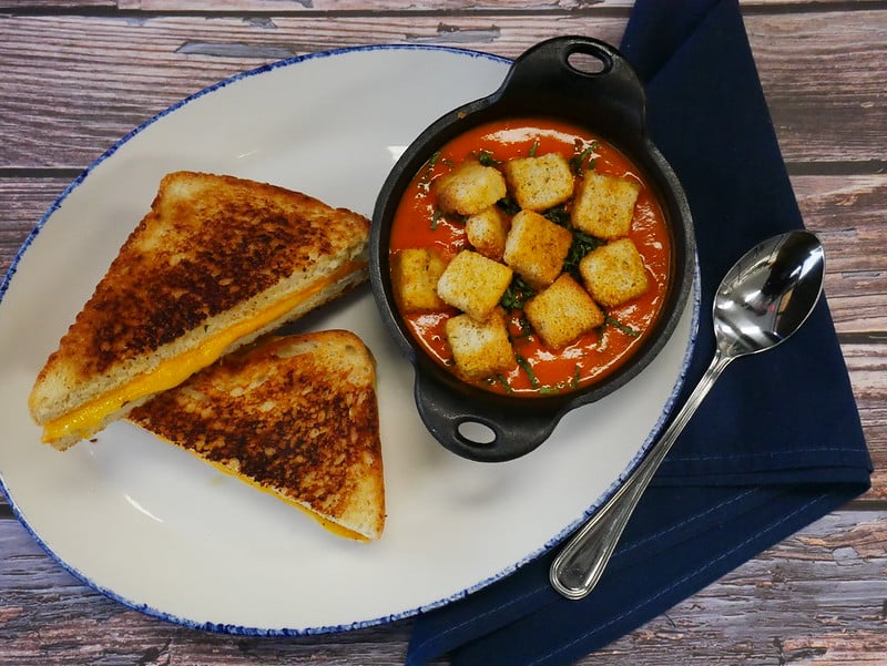 comfort duo grilled cheese tomato soup