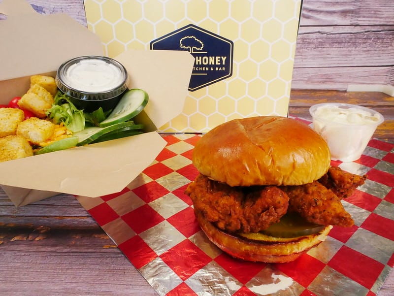 Classic Chicken Sandwich Catering Lunch Box