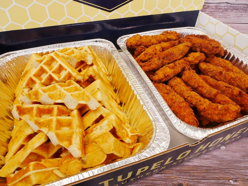Classic Chicken & Waffles Catering Tray