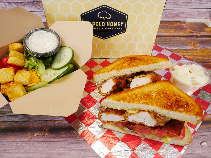 Southern Chicken BLT catering lunch box