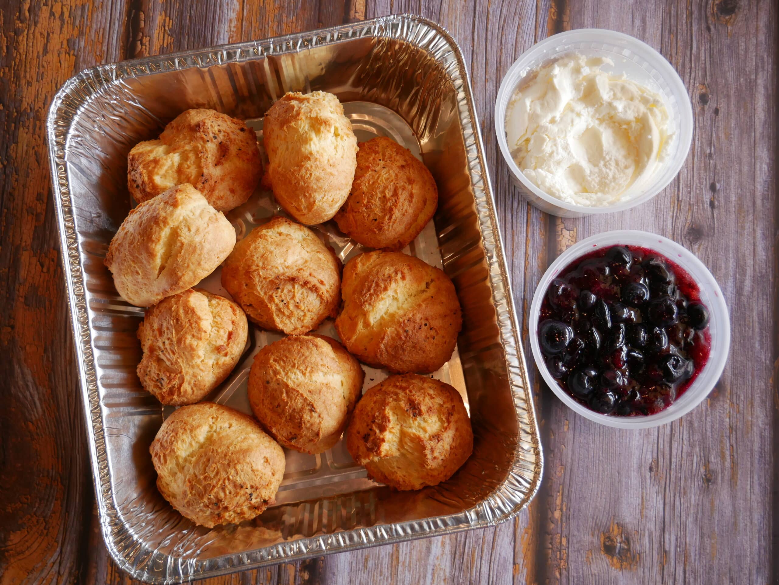 Tupelo Honey catering buttermilk biscuits with jam and butter