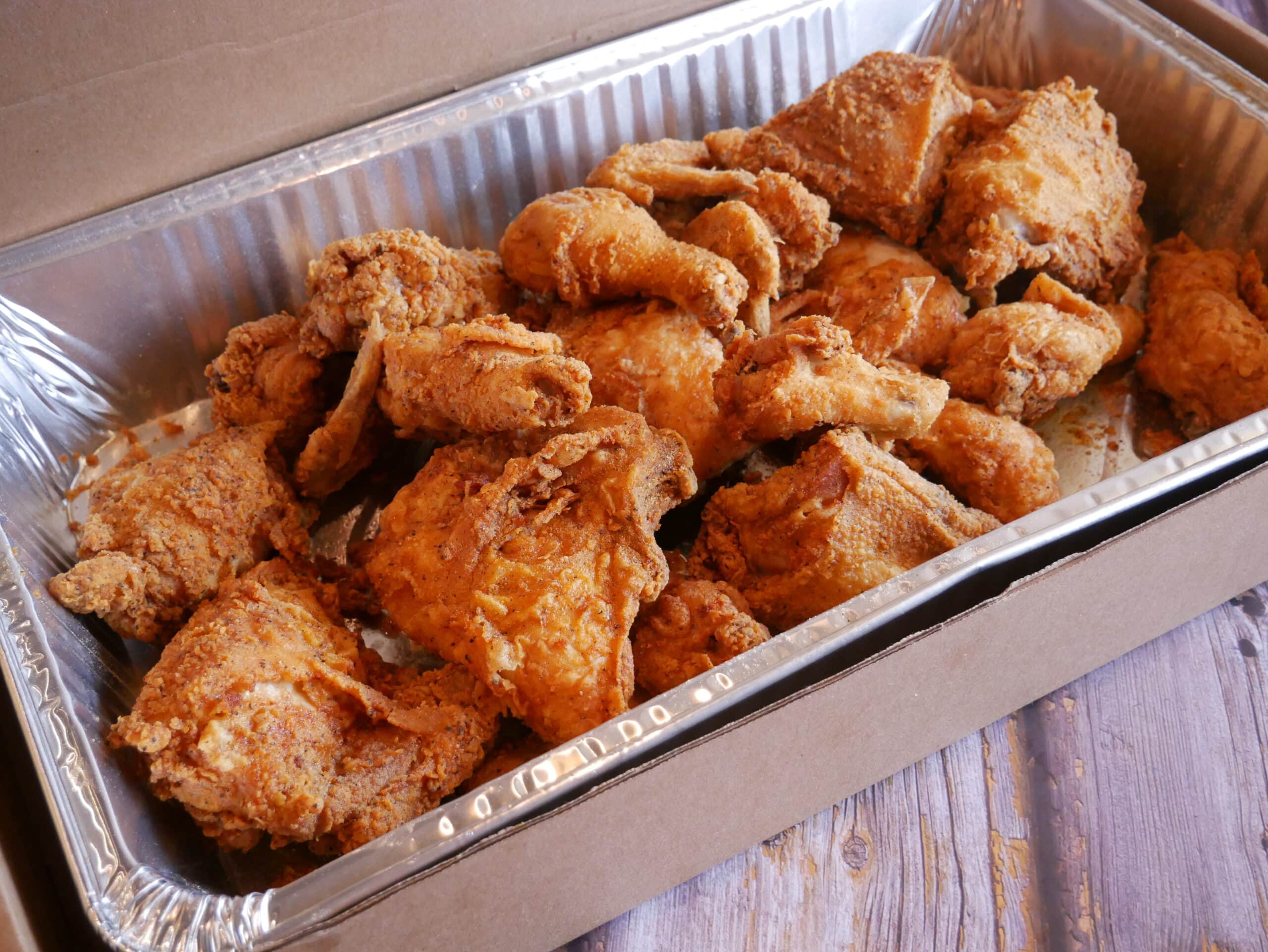 Tupelo Honey catering entree honey dusted fried chicken