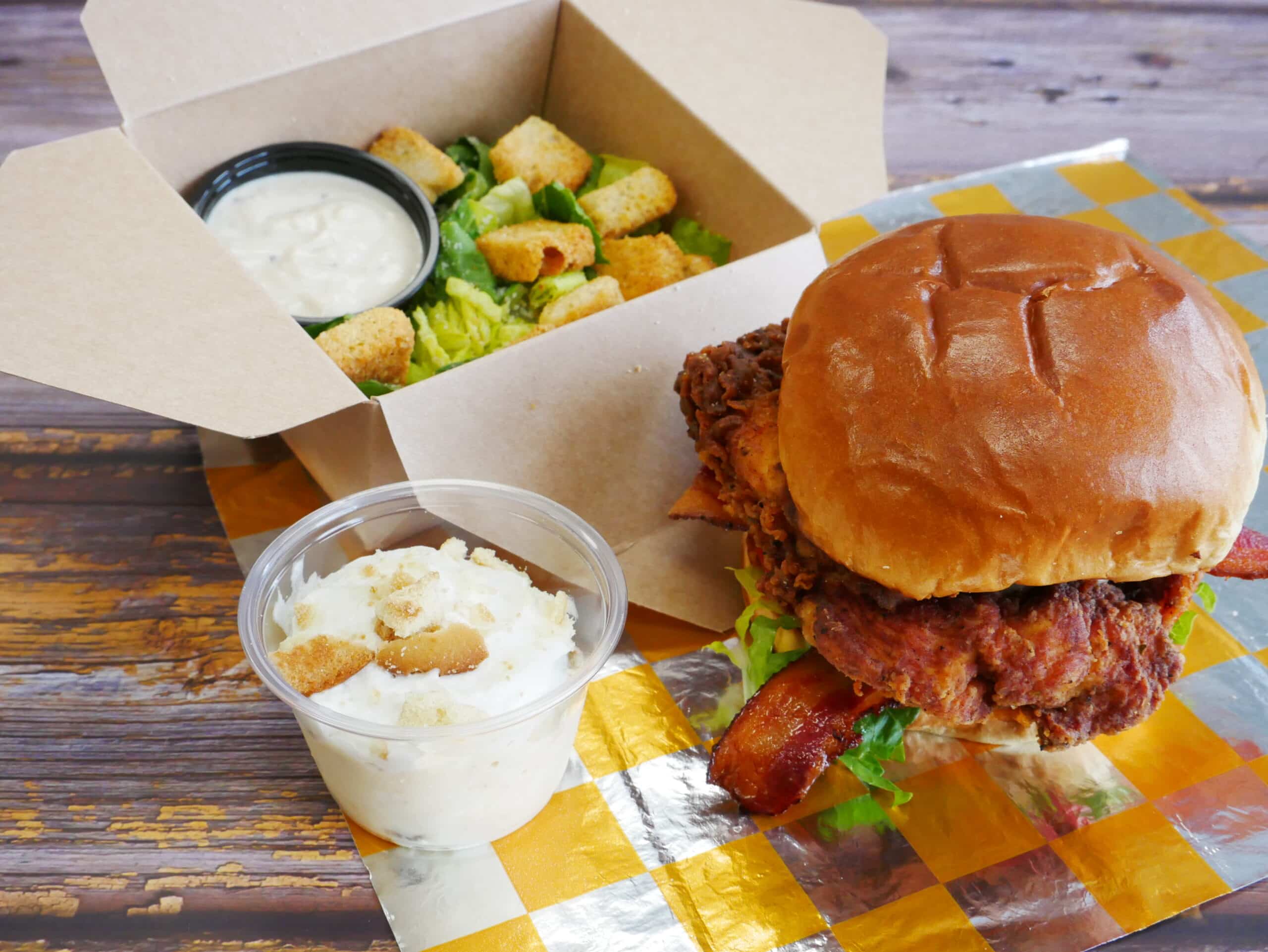 Tupelo Honey catering lunch box southern chicken BLT