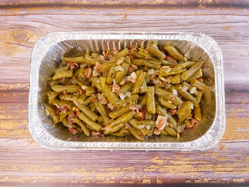 braised bacon green beans