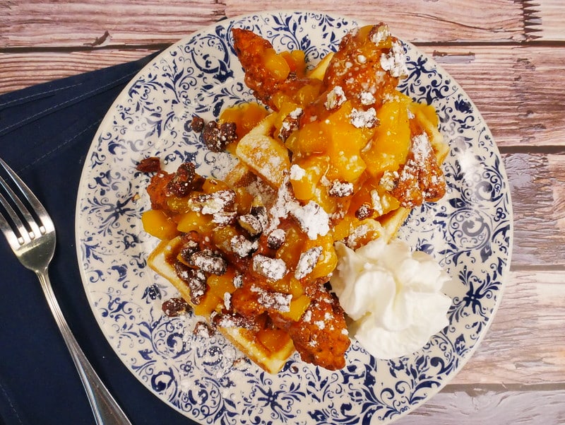 Life's a Peach Chicken & Waffles