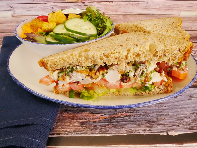 Honey Pecan Chicken Salad Sandwich