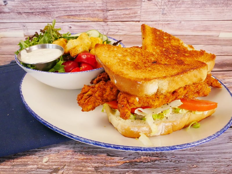 Sweet & Spicy Fried Chicken Sandwich