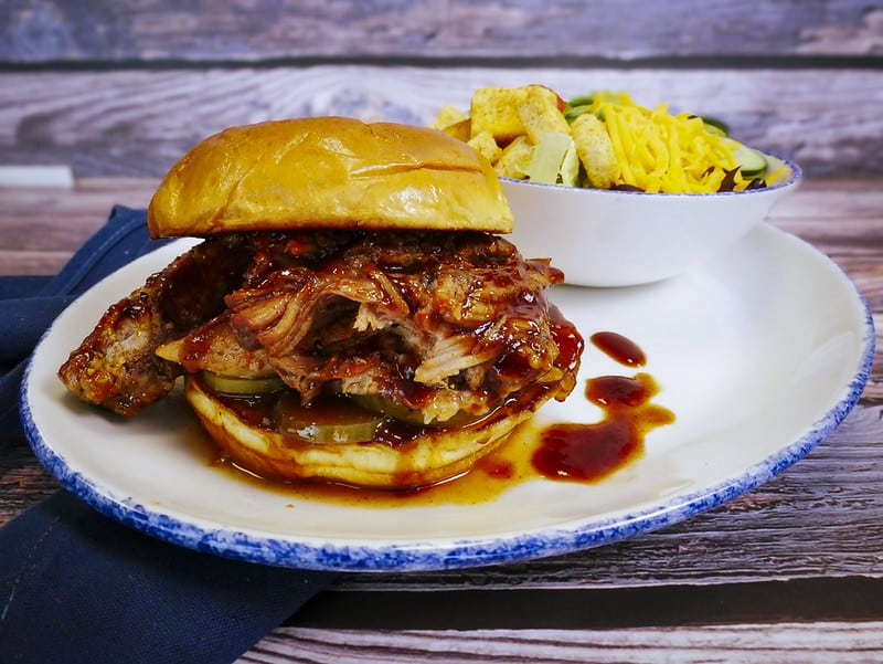 Divine Swine Pulled Pork Sandwich
