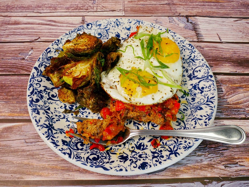 naked meatloaf & eggs protein power plate
