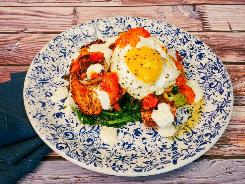 Surf, Turf & Yolk protein power plate