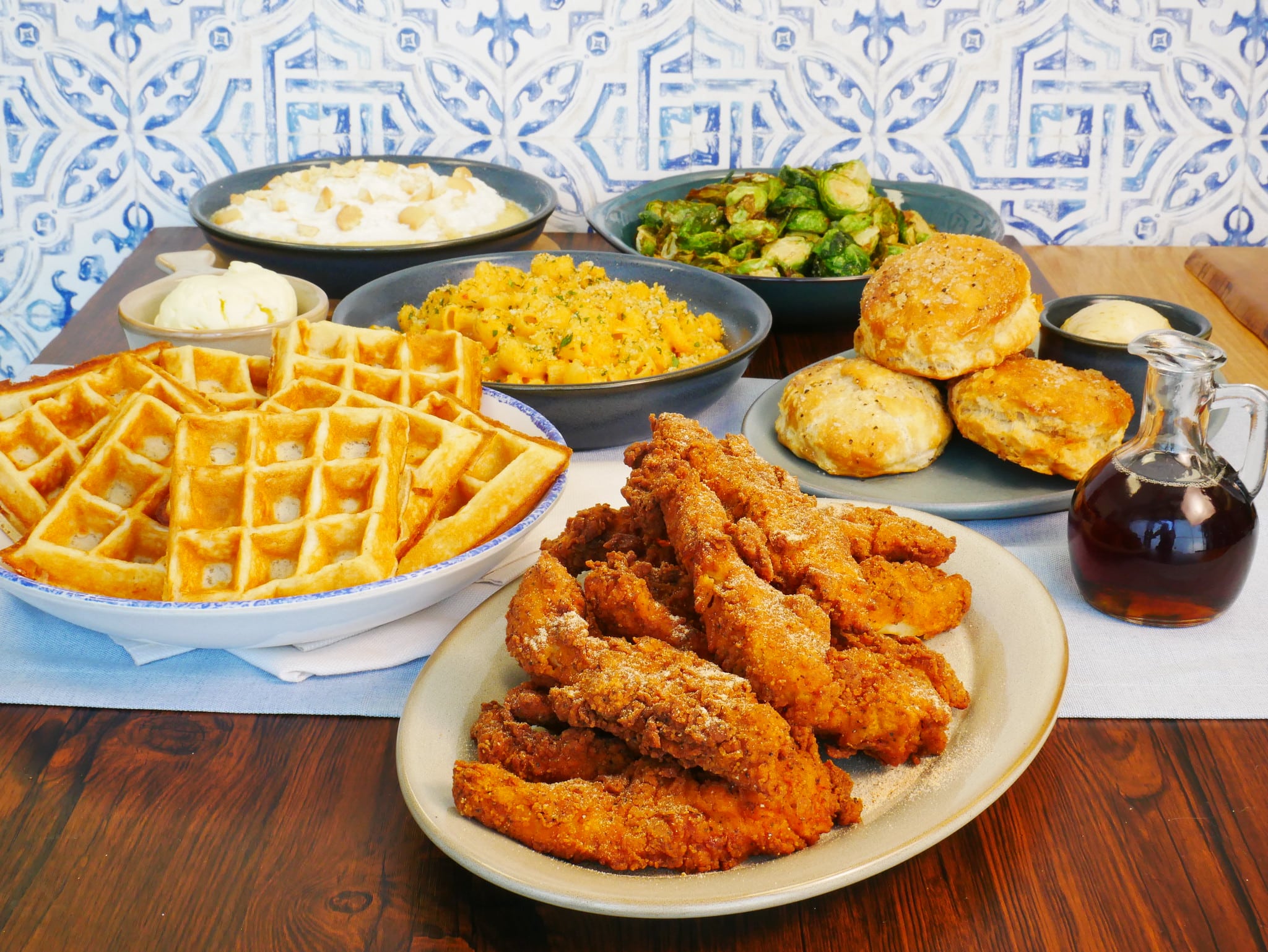 Chicken & Waffle Sunday Supper Family Meal